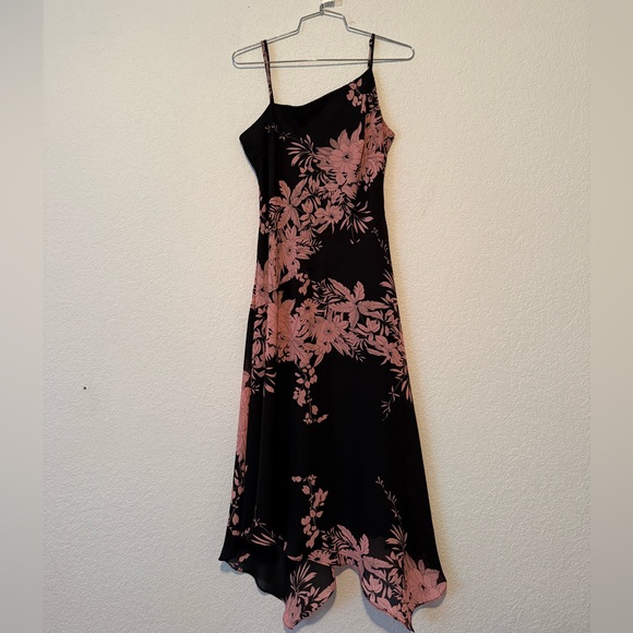 Dress U Dresses & Skirts - Floral Black and Pink Dress by Dress-U by Sharon